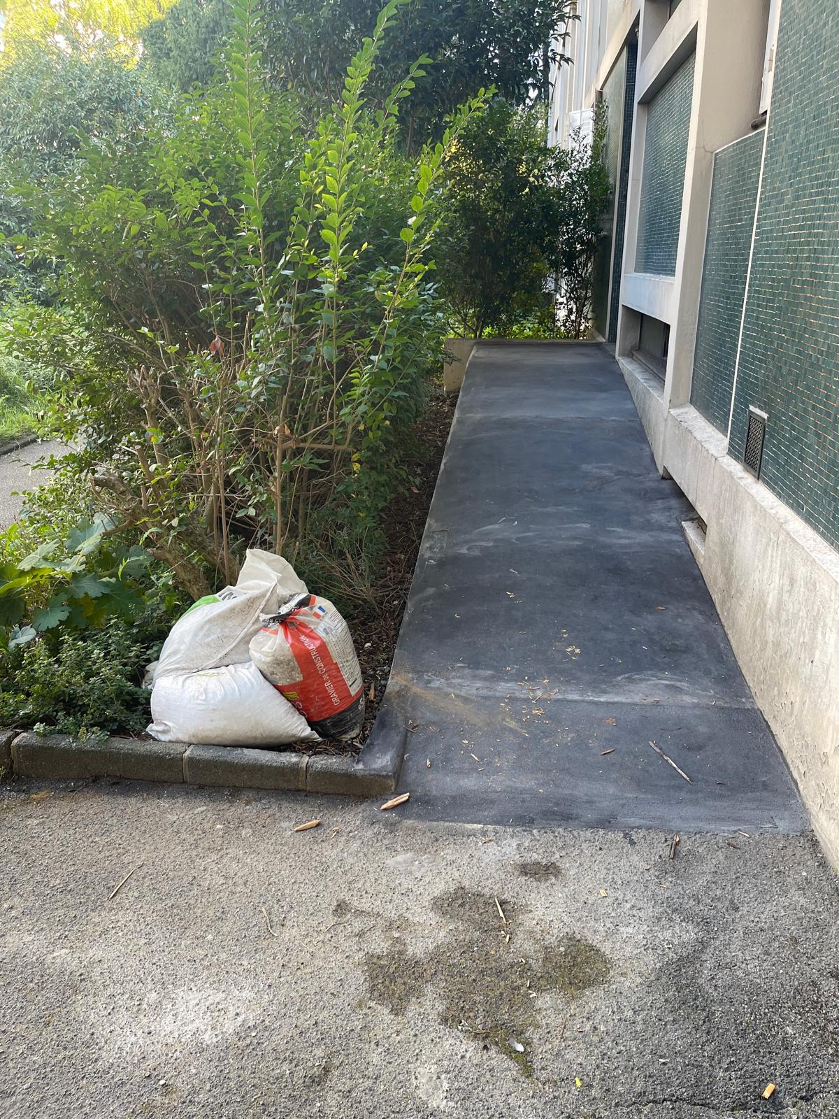 Rampe PMR après travaux