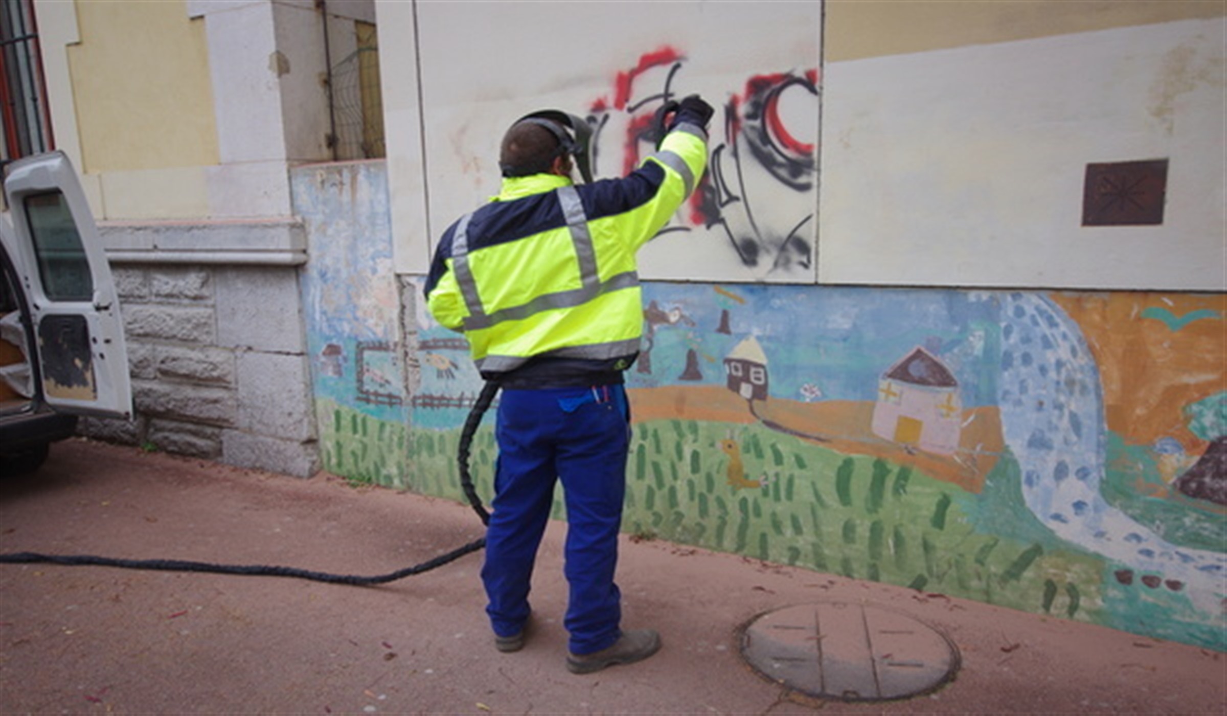 Retrait de tags et graffitis sur parties communes